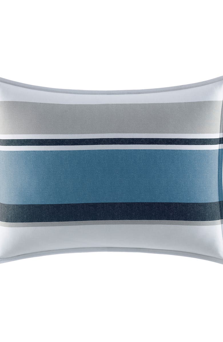 Nautica Westport Reversible Comforter & Sham Set, Main, color, Navy