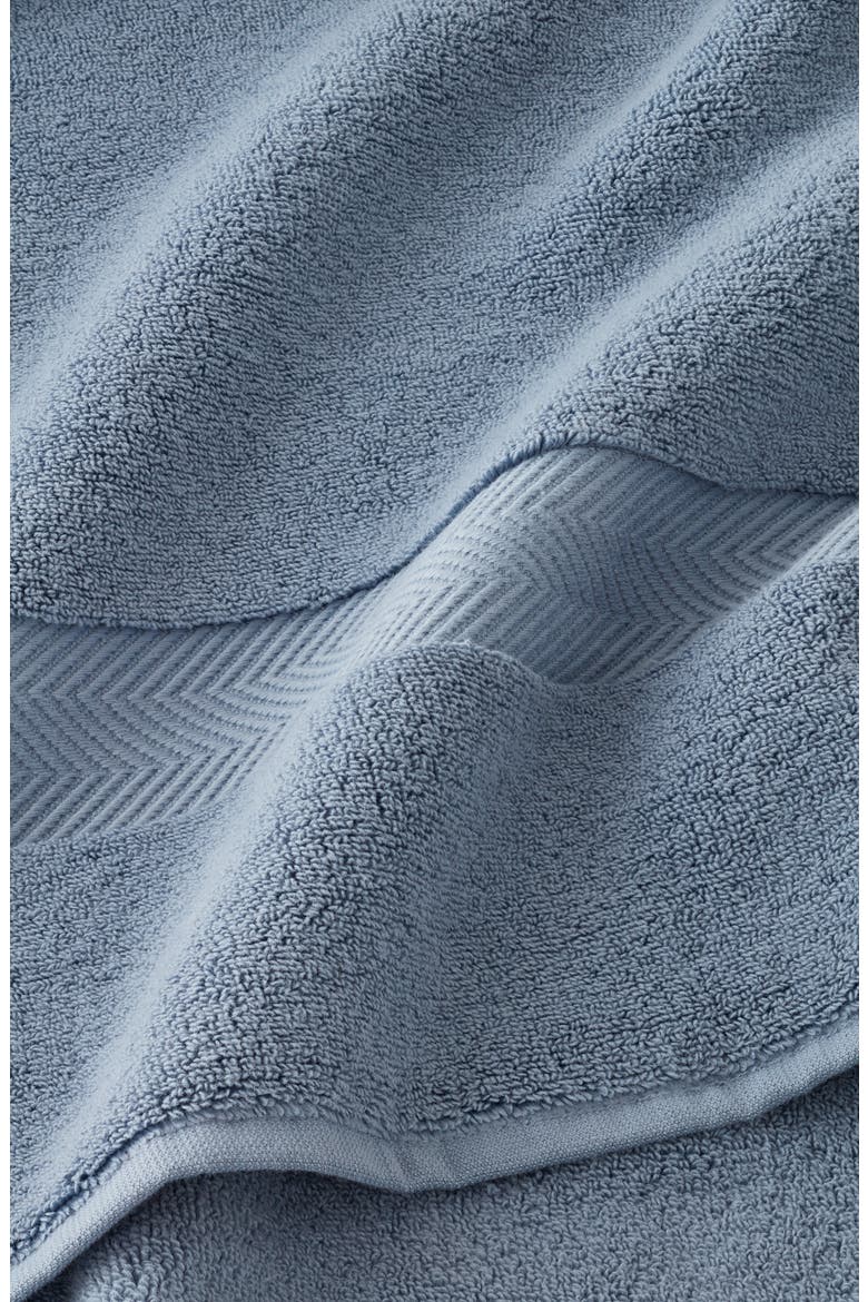 Set of Two Organic Hydrocotton Bath Towels, Alternate, color, BLUE CHIP