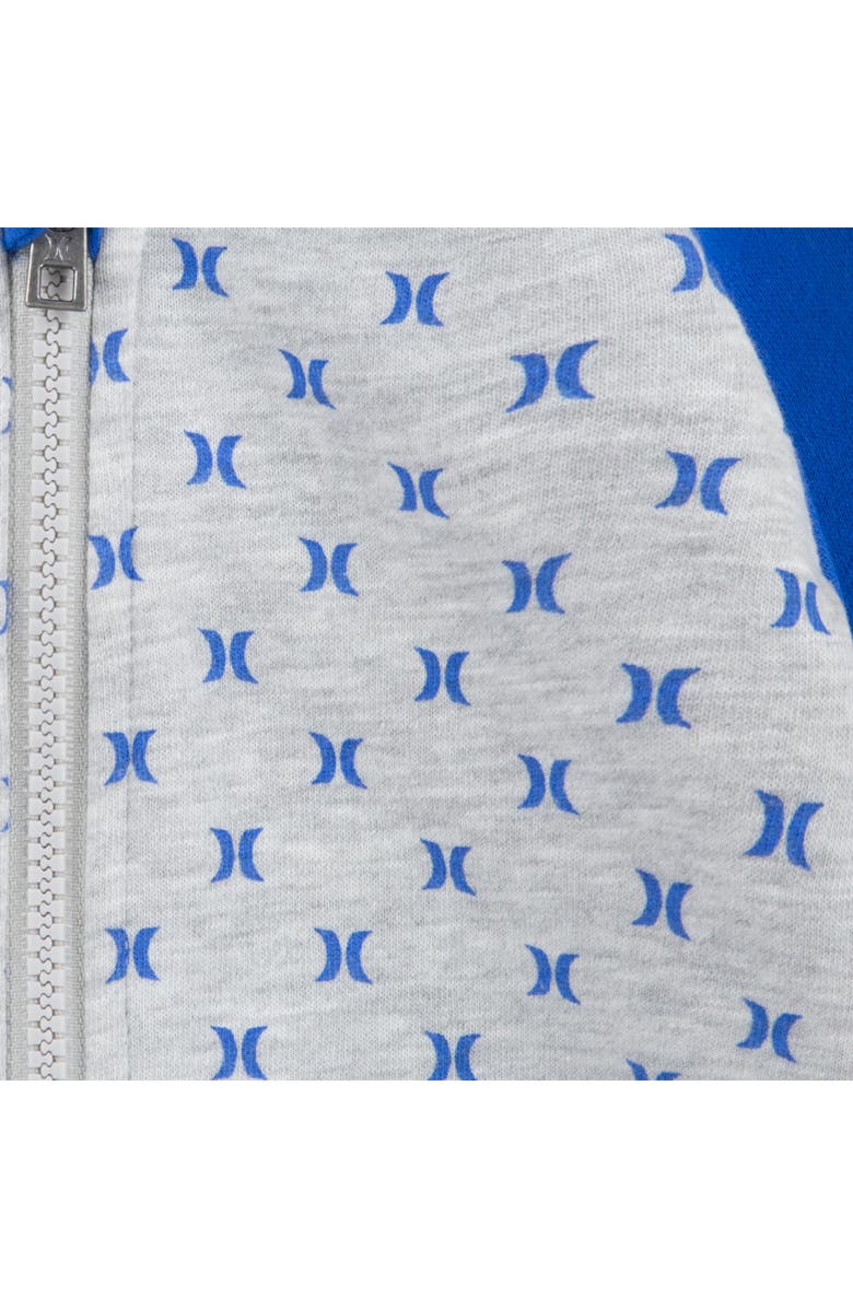 Hurley Fleece Hooded Coverall, Alternate, color, Light Gray Heather