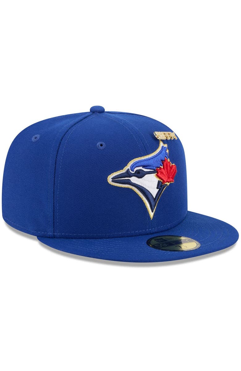 New Era Men's New Era Royal Toronto Blue Jays 2025 59FIFTY Day 59FIFTY Fitted Hat with Pins, Alternate, color, Royal