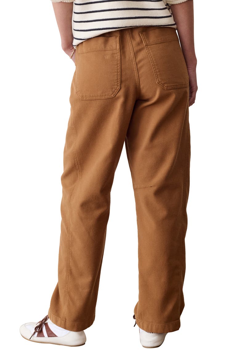 Jessie Barrel Leg Pants, Alternate, color, TOBACCO