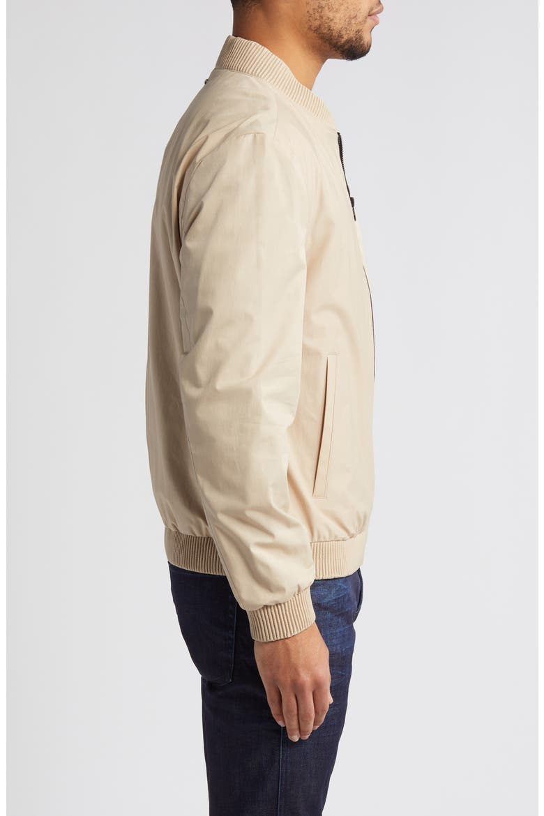 Ukashi Zip Front Stretch Cotton Jacket, Alternate, color, MEDIUM BEIGE