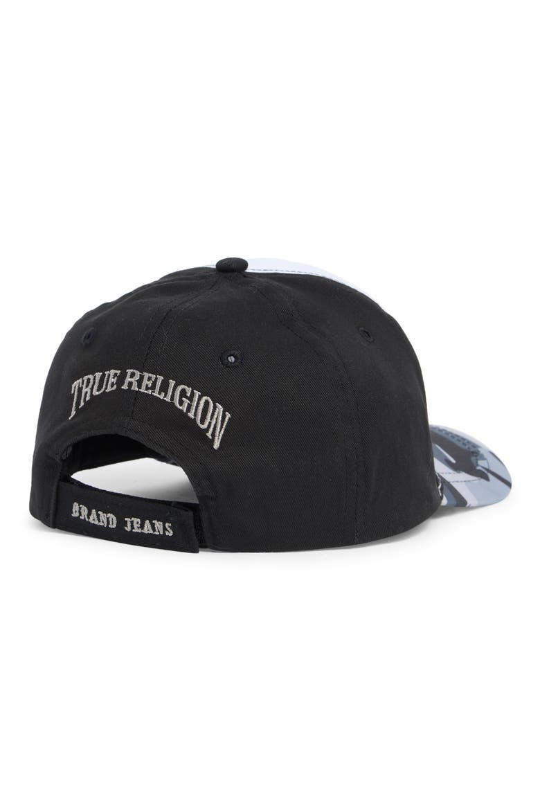 Kids' Camo Dad Cap, Alternate, color, BLACK