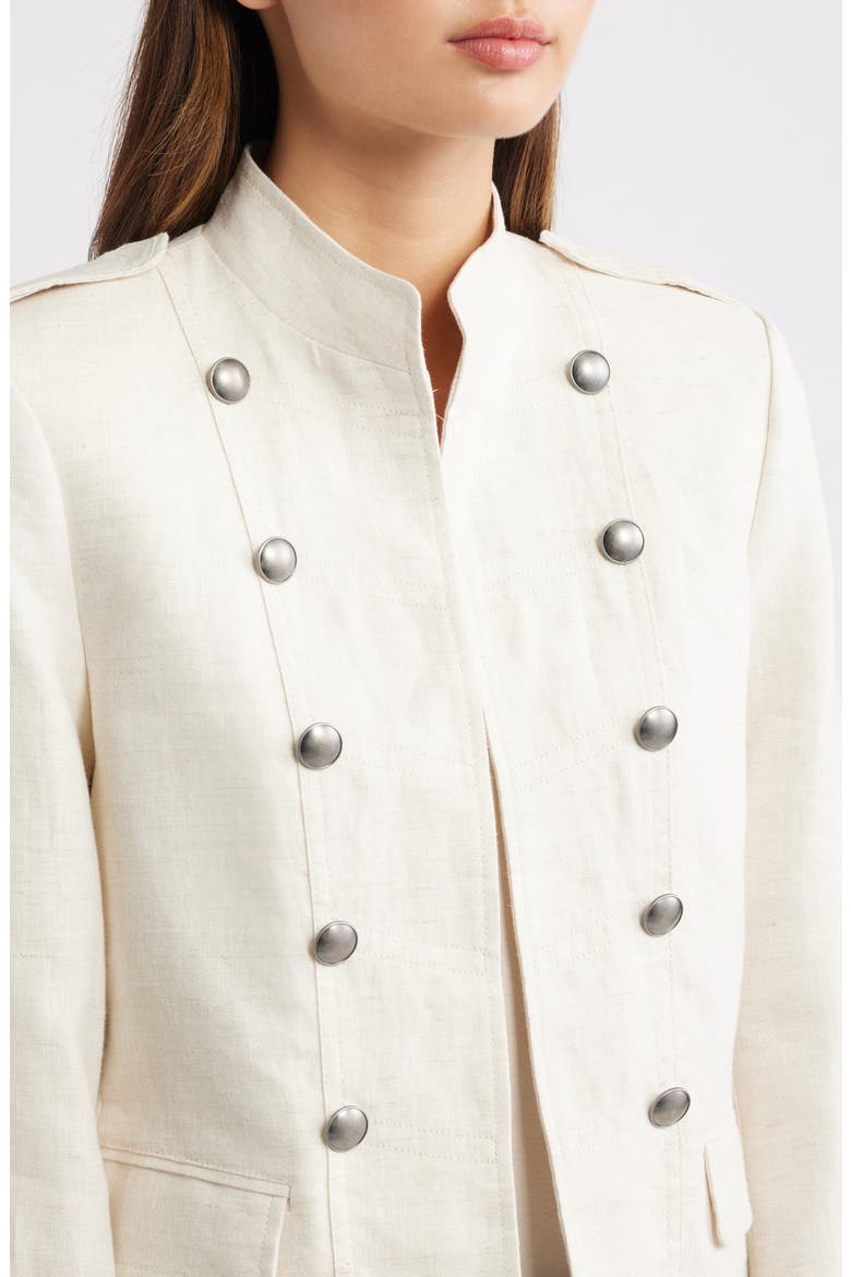 Linen Jacket, Alternate, color, BEIGE