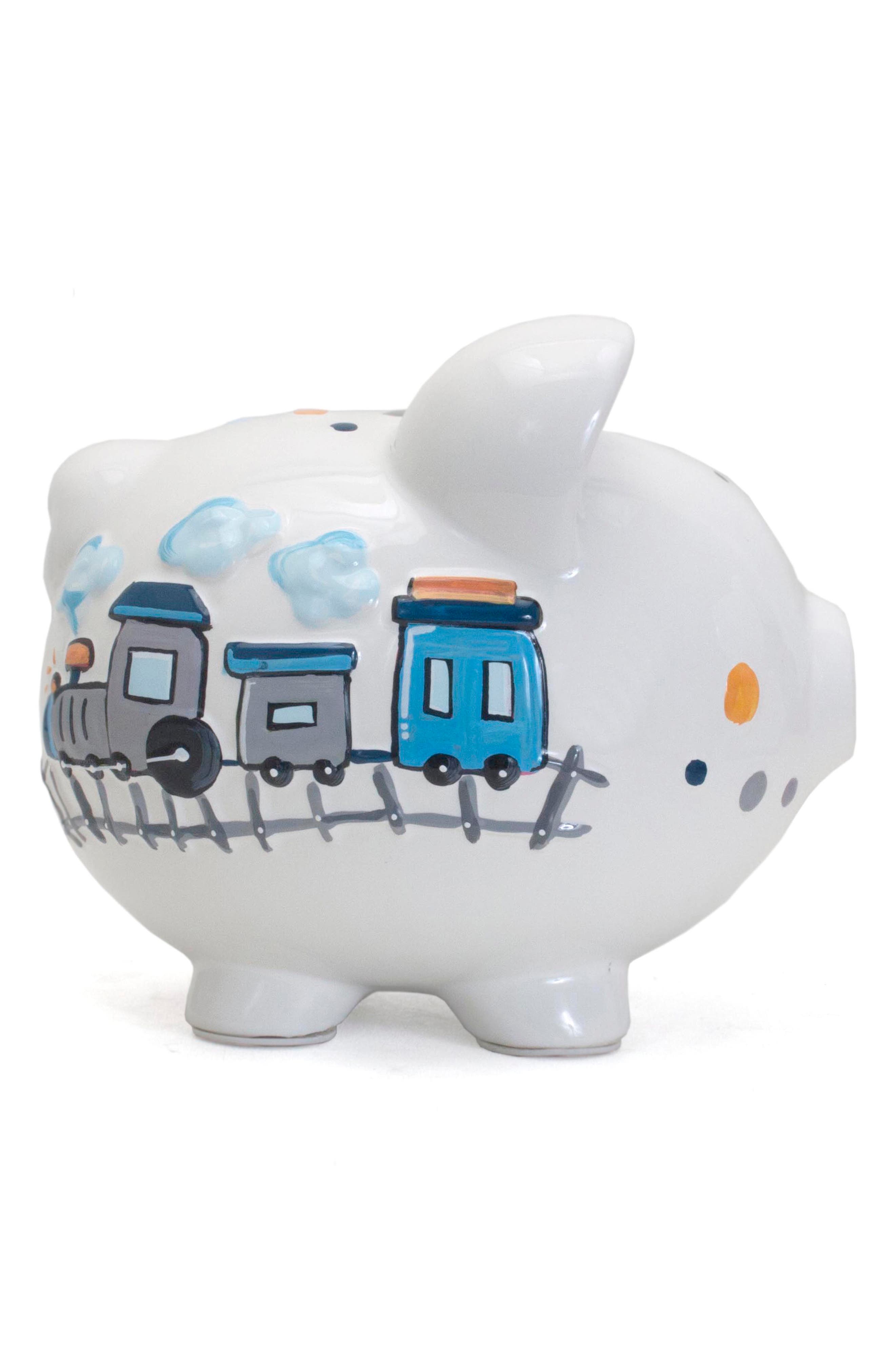 Child to Cherish Choo Choo Transportation Piggy Bank | Nordstrom