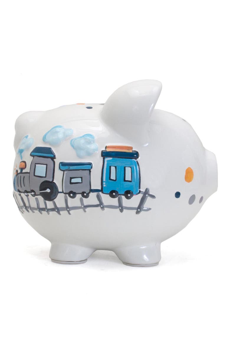 Choo Choo Transportation Piggy Bank, Alternate, color, WHITE