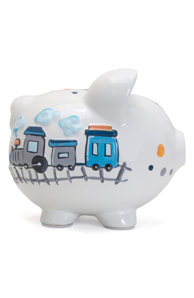 Child to Cherish Choo Choo Transportation Piggy Bank, Alternate, color, 