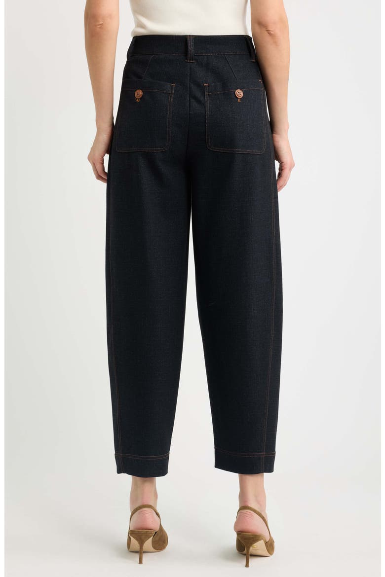 Ultra Skyrise Relaxed Ankle Pants, Alternate, color, DARK INDIGO