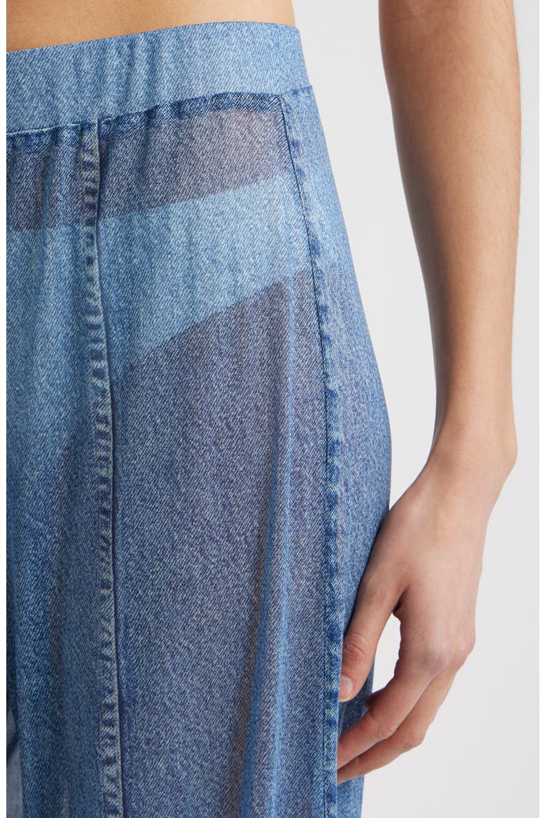 rb Miramar Mesh Wide Leg Cover-Up Pants, Alternate, color, MINET