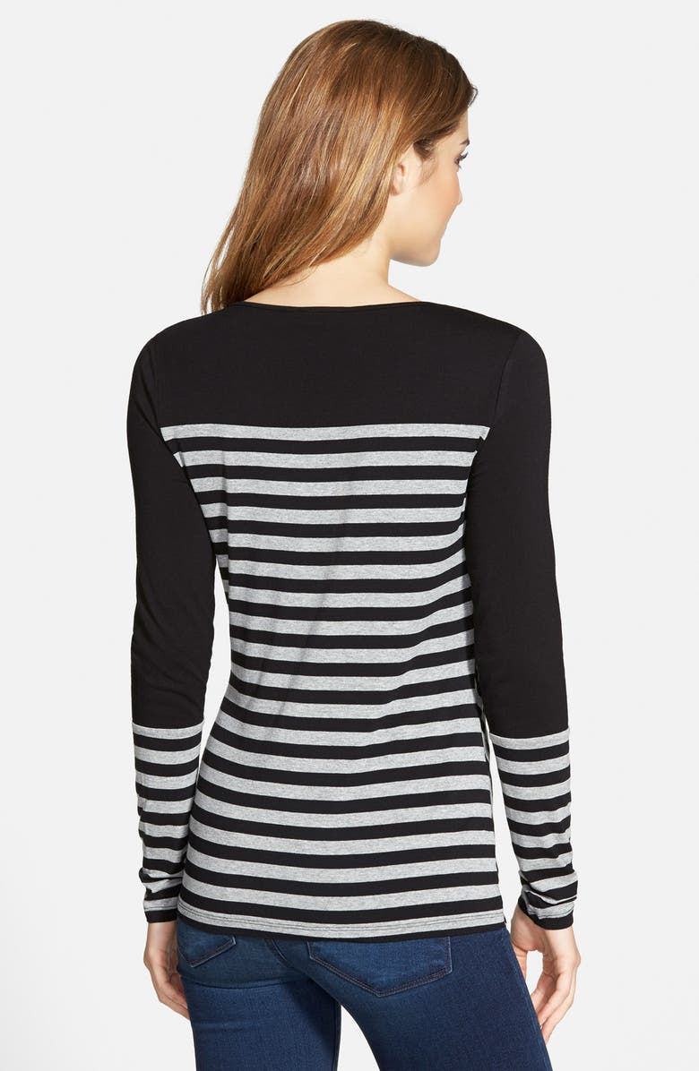 Vince Camuto 'Celeste' Multidirectional Stripe Top, Alternate, color, 