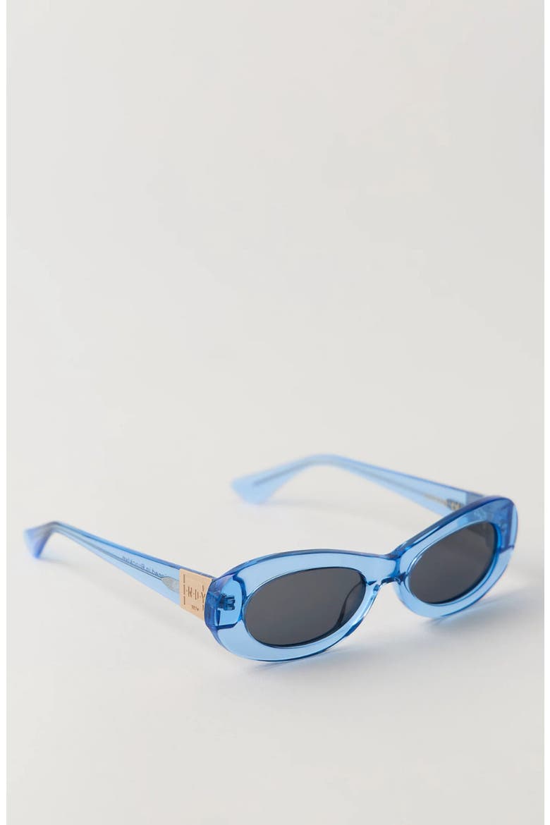 SoHo Oval Polarized Sunglasses, Alternate, color, Blue