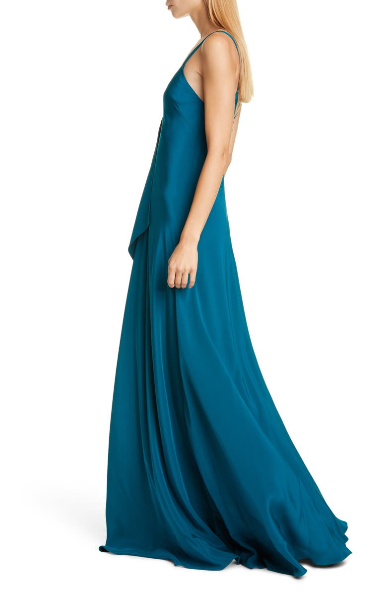CUSHNIE Drape Panel Gown, Alternate, color, 