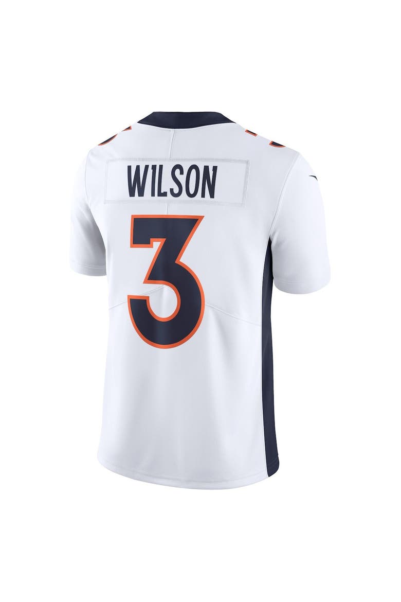 Men's Nike Russell Wilson White Denver Broncos  Vapor Untouchable Limited Jersey, Alternate, color, White