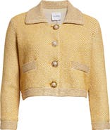ST. JOHN Sequin Twill Knit Jacket