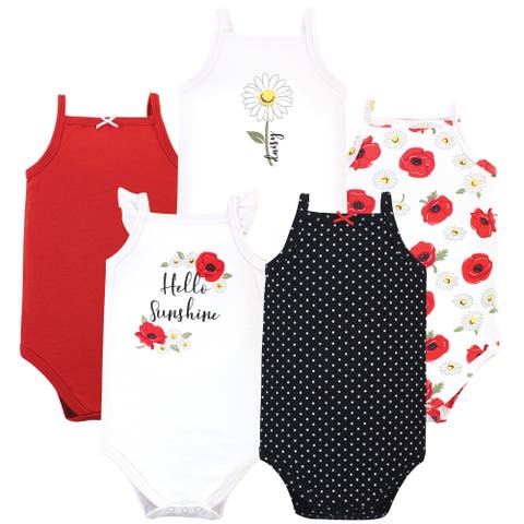 Soft Cotton Sleeveless Infant Bodysuits (Baby)