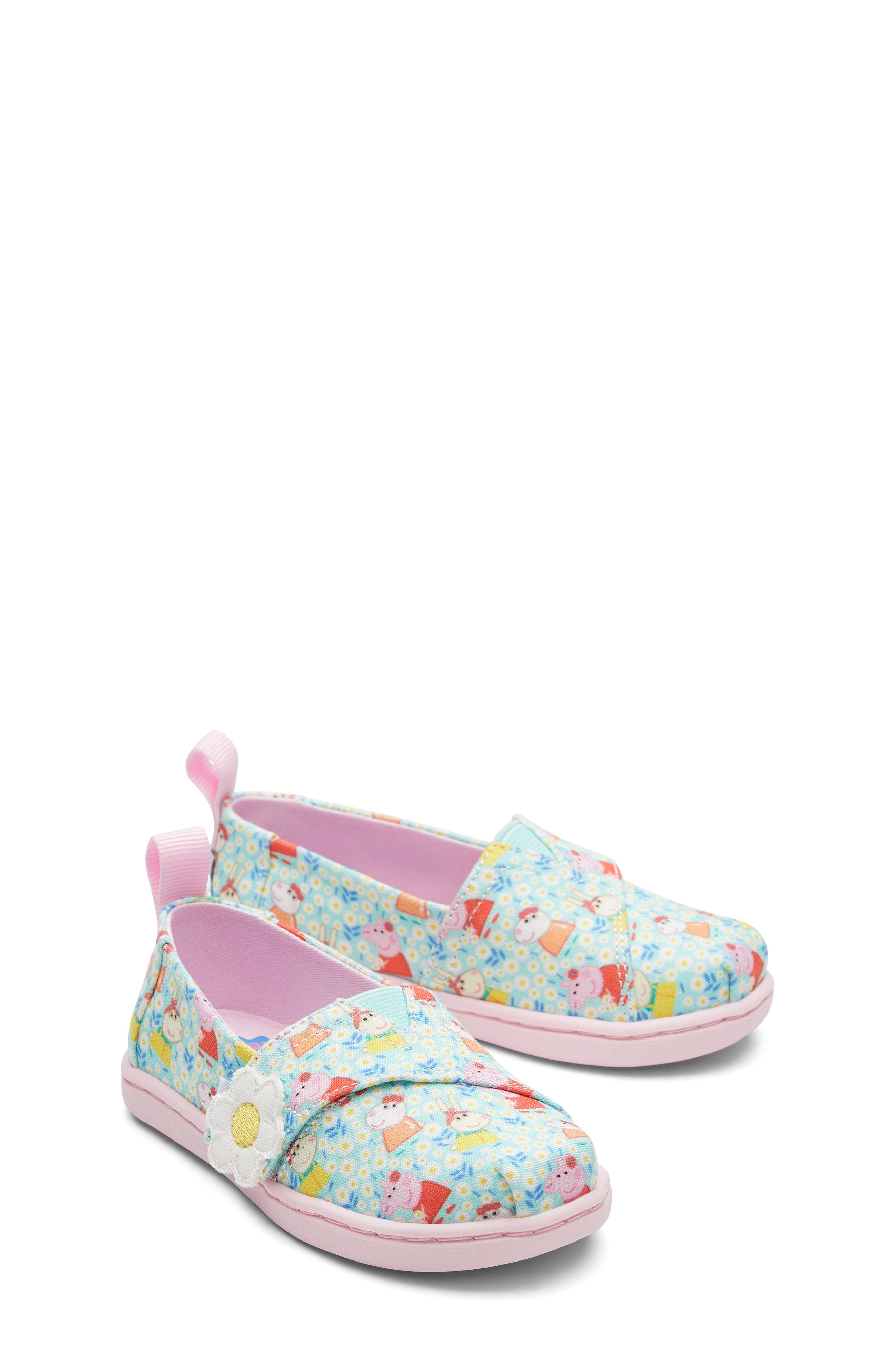 TOMS Rainbow Stars Alpargata, Main, color, Green