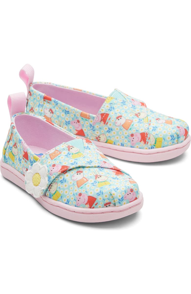 TOMS Rainbow Stars Alpargata, Main, color, Green