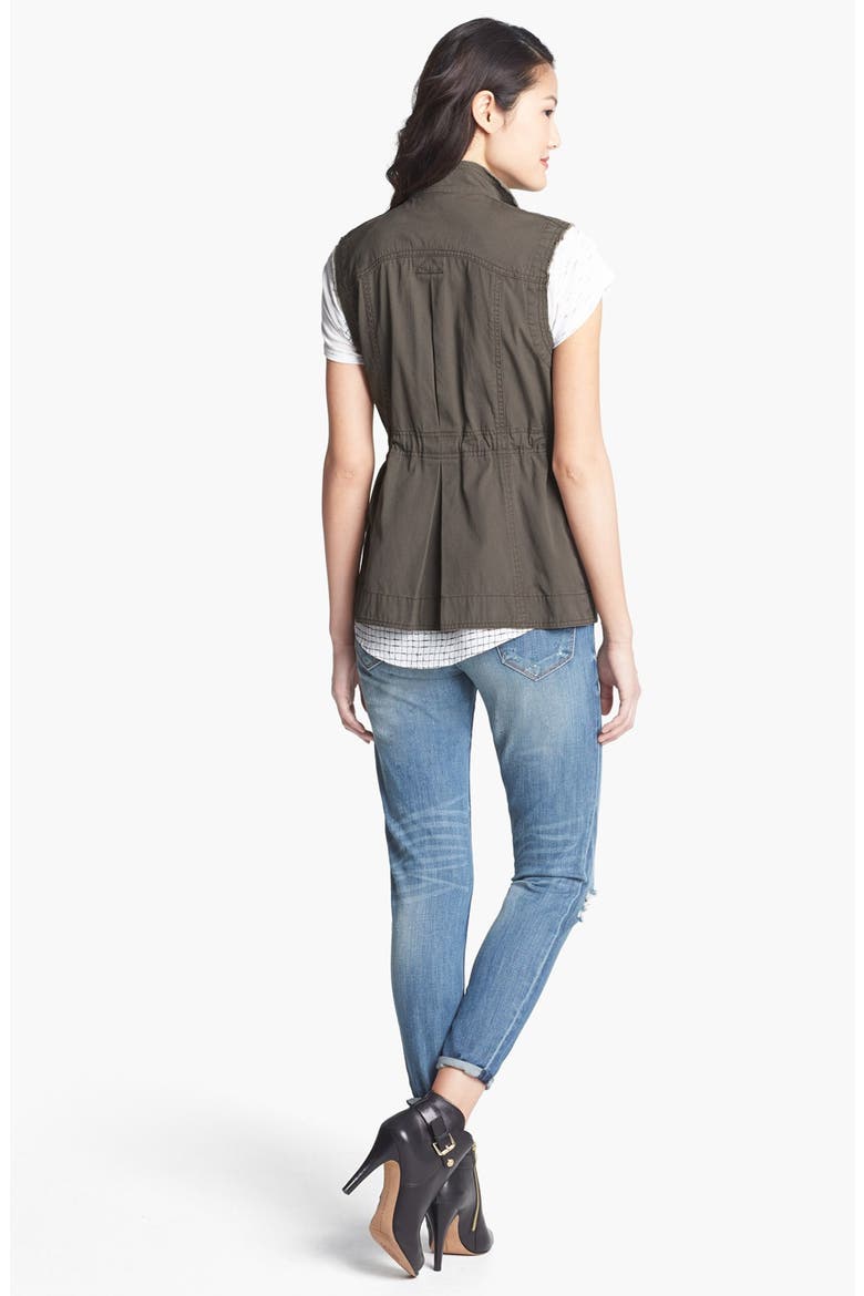 Military Vest, Alternate, color, SPRUCE GREEN