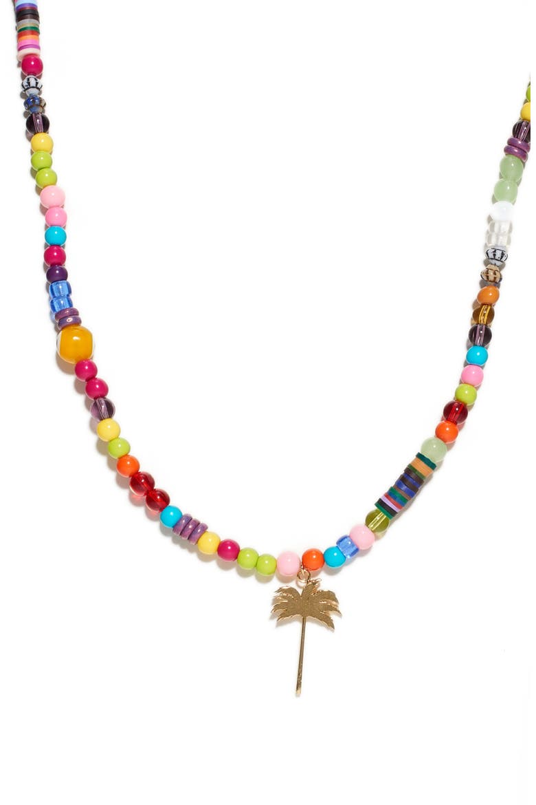 Beaded Pendant Necklace, Alternate, color, MULTICOLOR