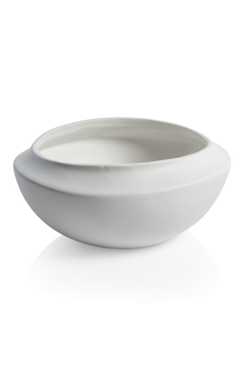 Antequera Ceramic Decorative Bowl, Main, color, WHITE