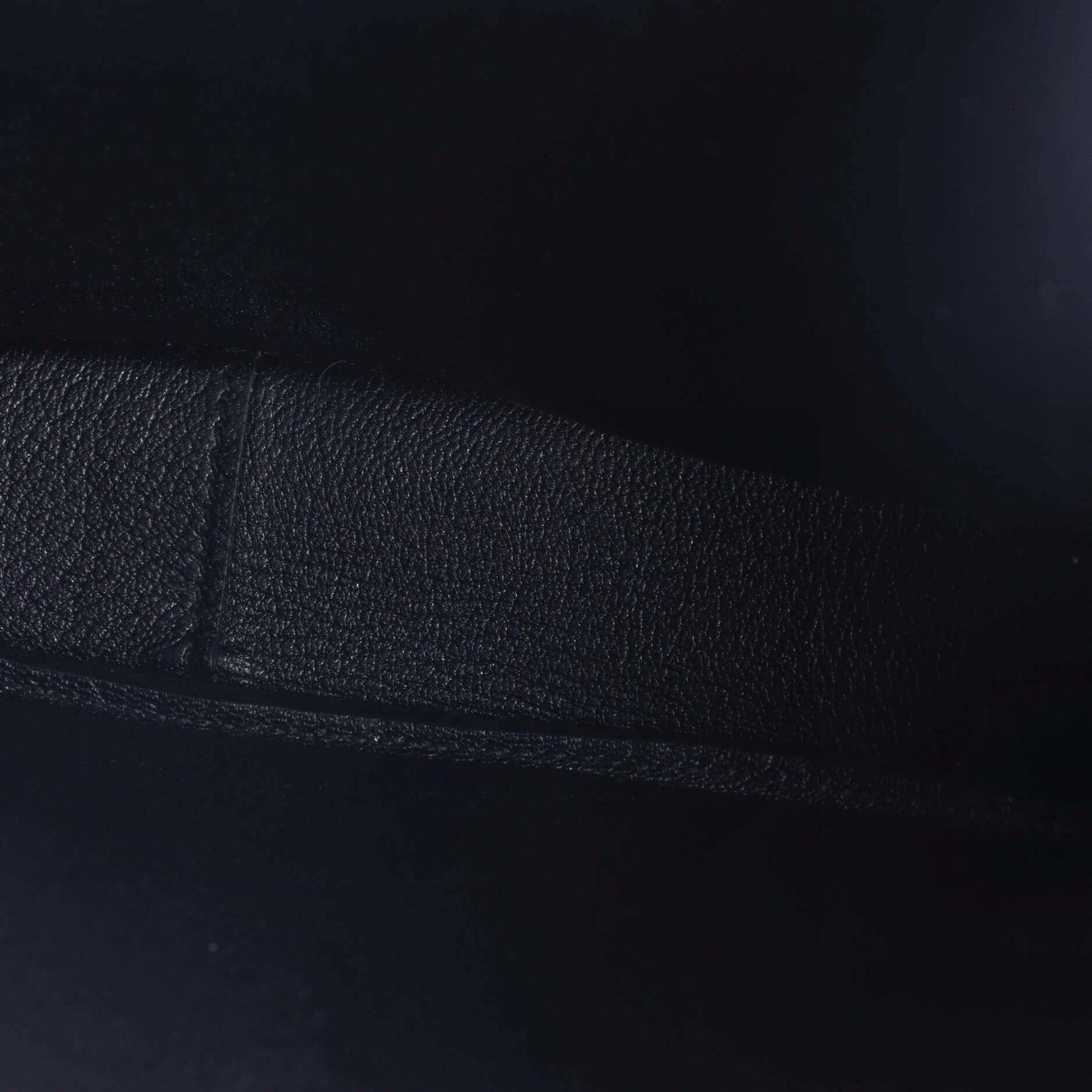 Pre-Owned Hermes Perspective Cavaliere Bag Togo and Vache Hunter 28, Alternate, color, Noir