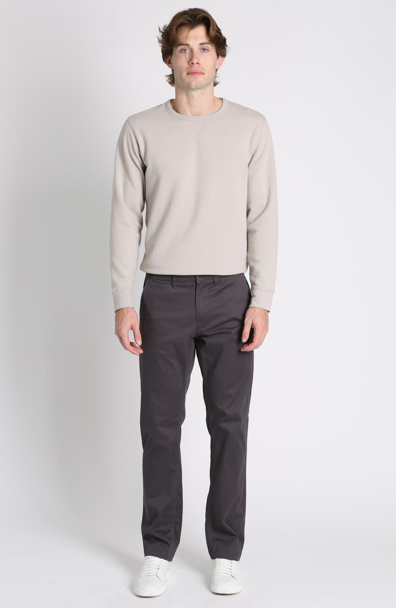JACHS Bowie Stretch Twill Chinos, Alternate, color, Charcoal