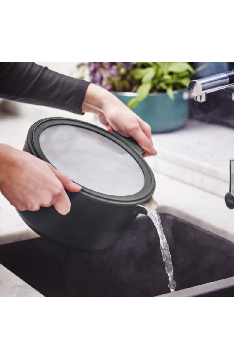 Alva Neat 5-Piece Nesting Ceramic Cookware Set, Alternate, color, Black