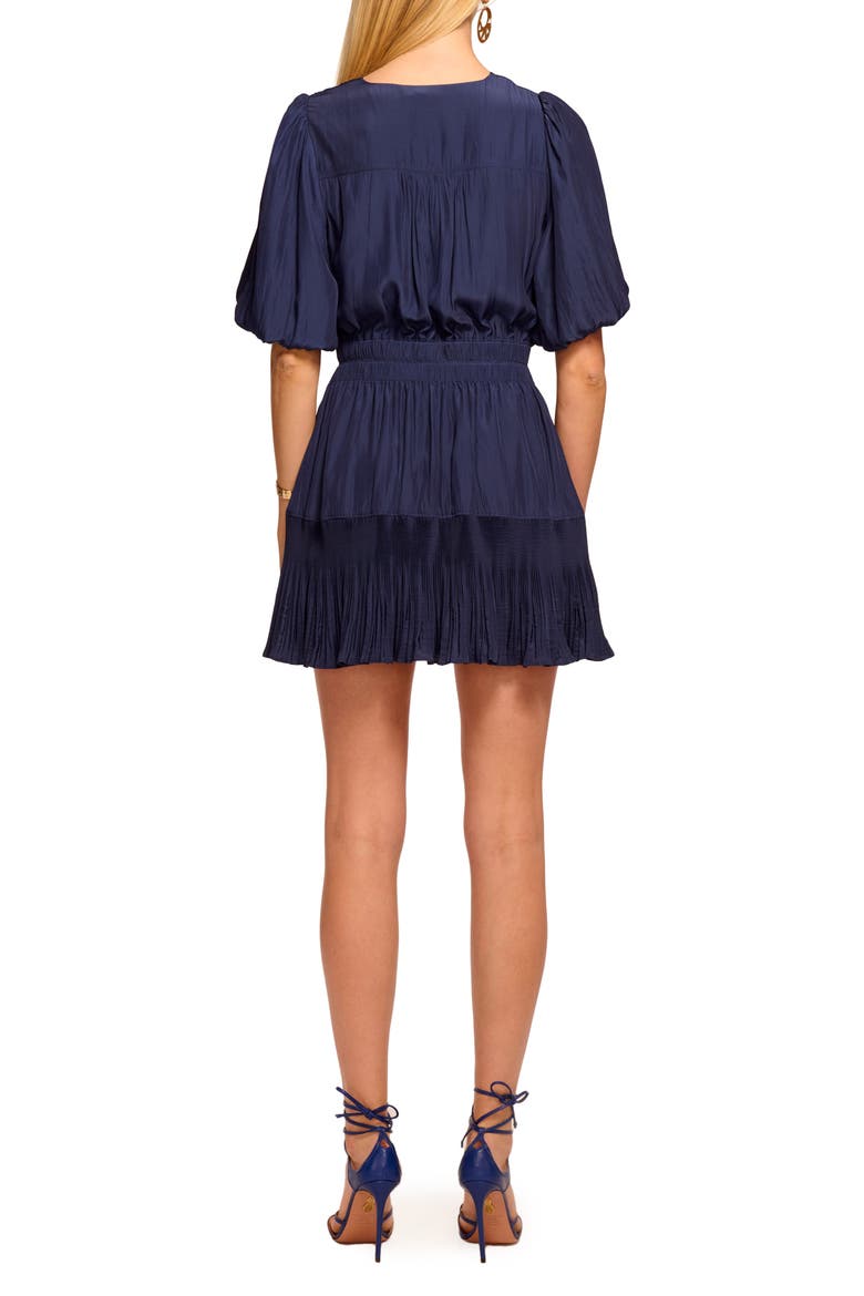 Florencia Tie Waist Minidress, Alternate, color, SPRING NAVY