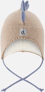 Deux par Deux Dino Spiked Ear Flap Peruvian Knit Hat