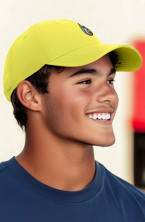 Dalix Fire Dad Hat In Yellow