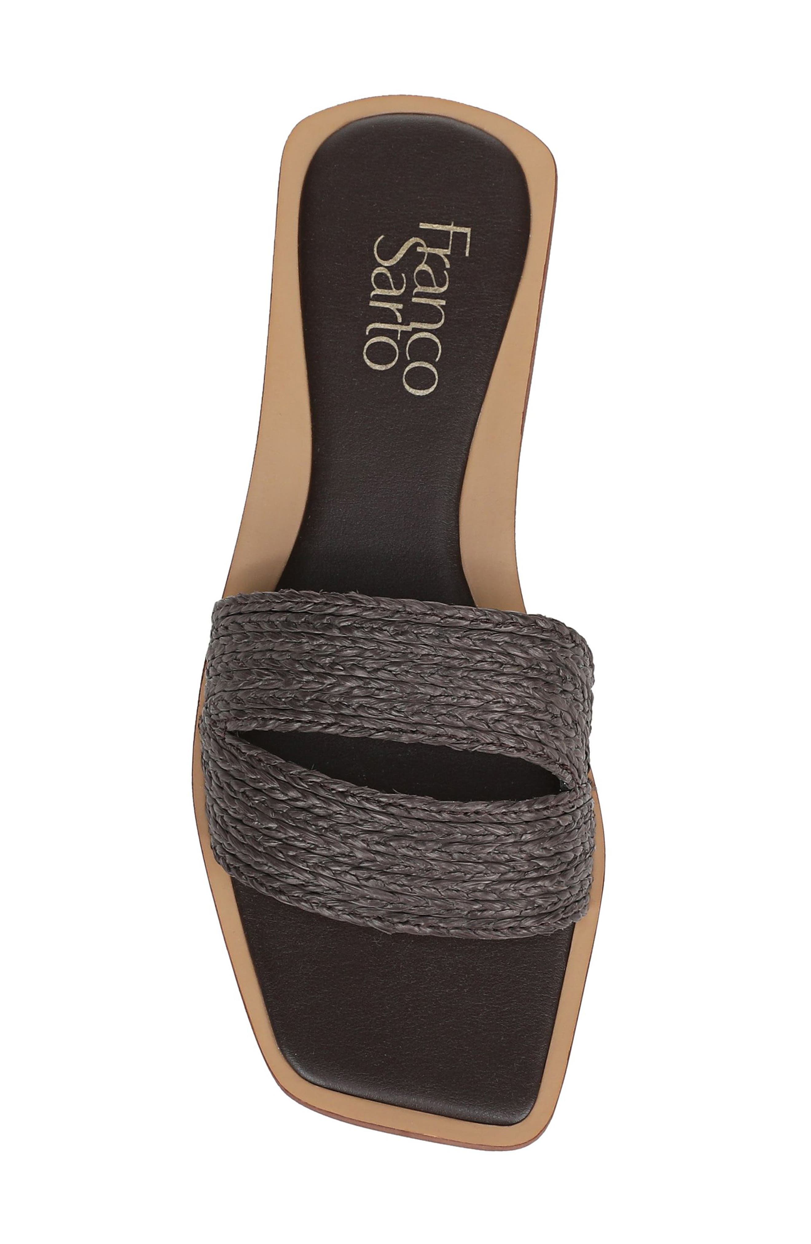 Emilana Slide Sandal, Alternate, color, CHOCOLATE
