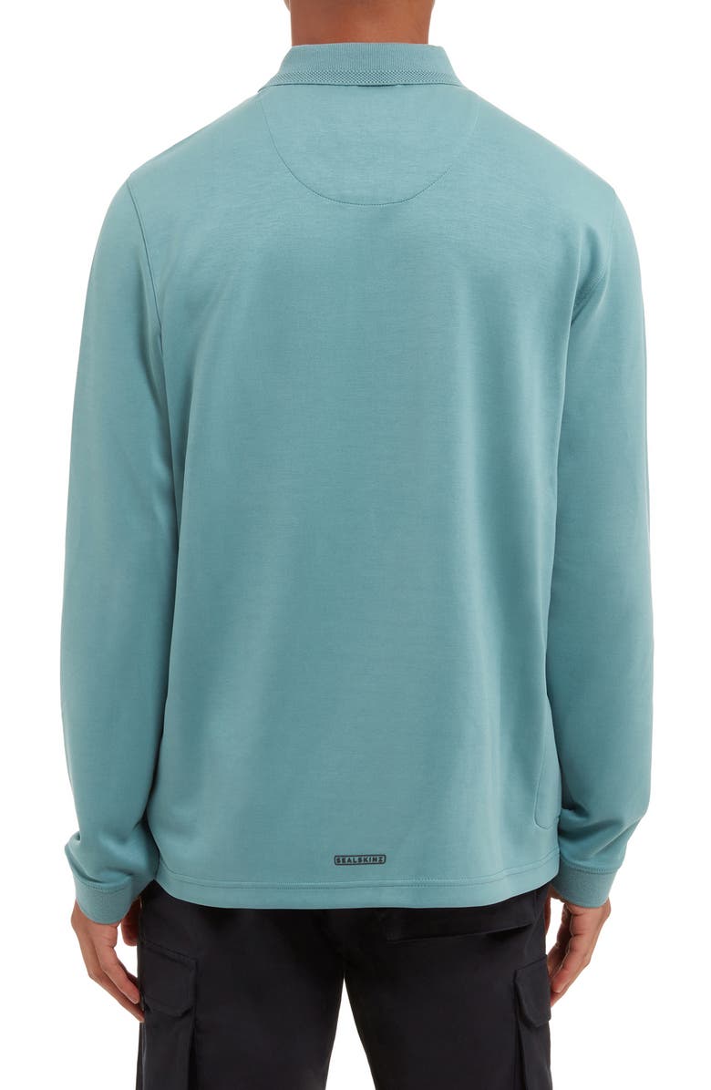 Sealskinz Heywood Quarter Zip Top, Alternate, color, Teal