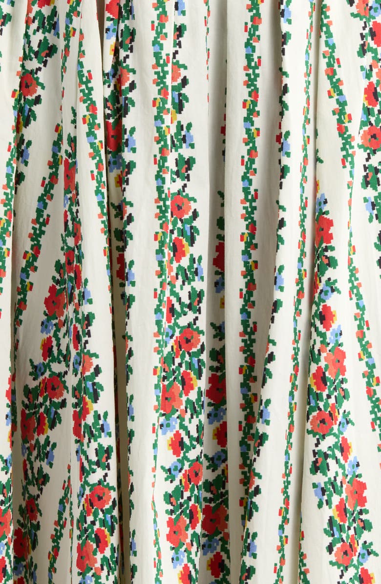 THE GREAT. The Regency Floral Tapestry Skirt, Alternate, color, Tapestry Floral