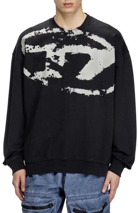 Tシャツ・カットソー DIESEL SS25 'S-Cooling-L1' sweatshirt (A115800BMBJ 9XX) Gray S-Cooling-L1 T-shirt by Diesel on Sale