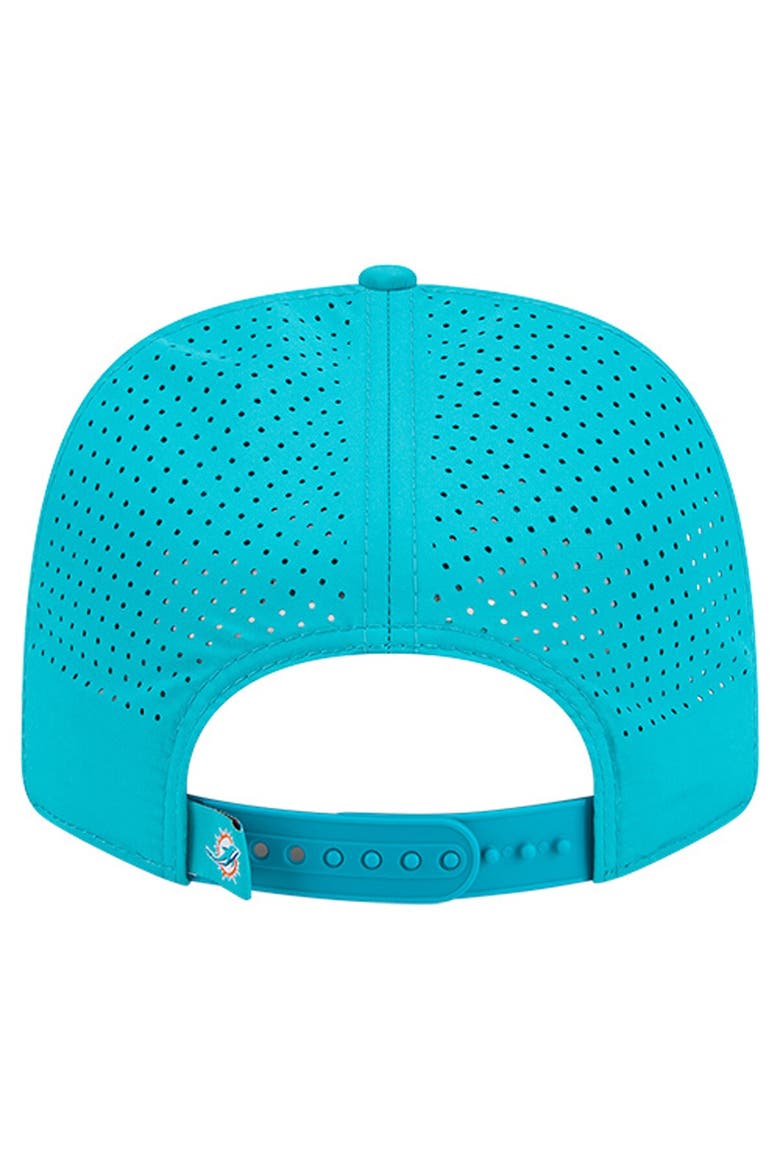 Men's New Era Aqua Miami Dolphins Script 9SEVENTY Adjustable Hat, Alternate, color, Aqua