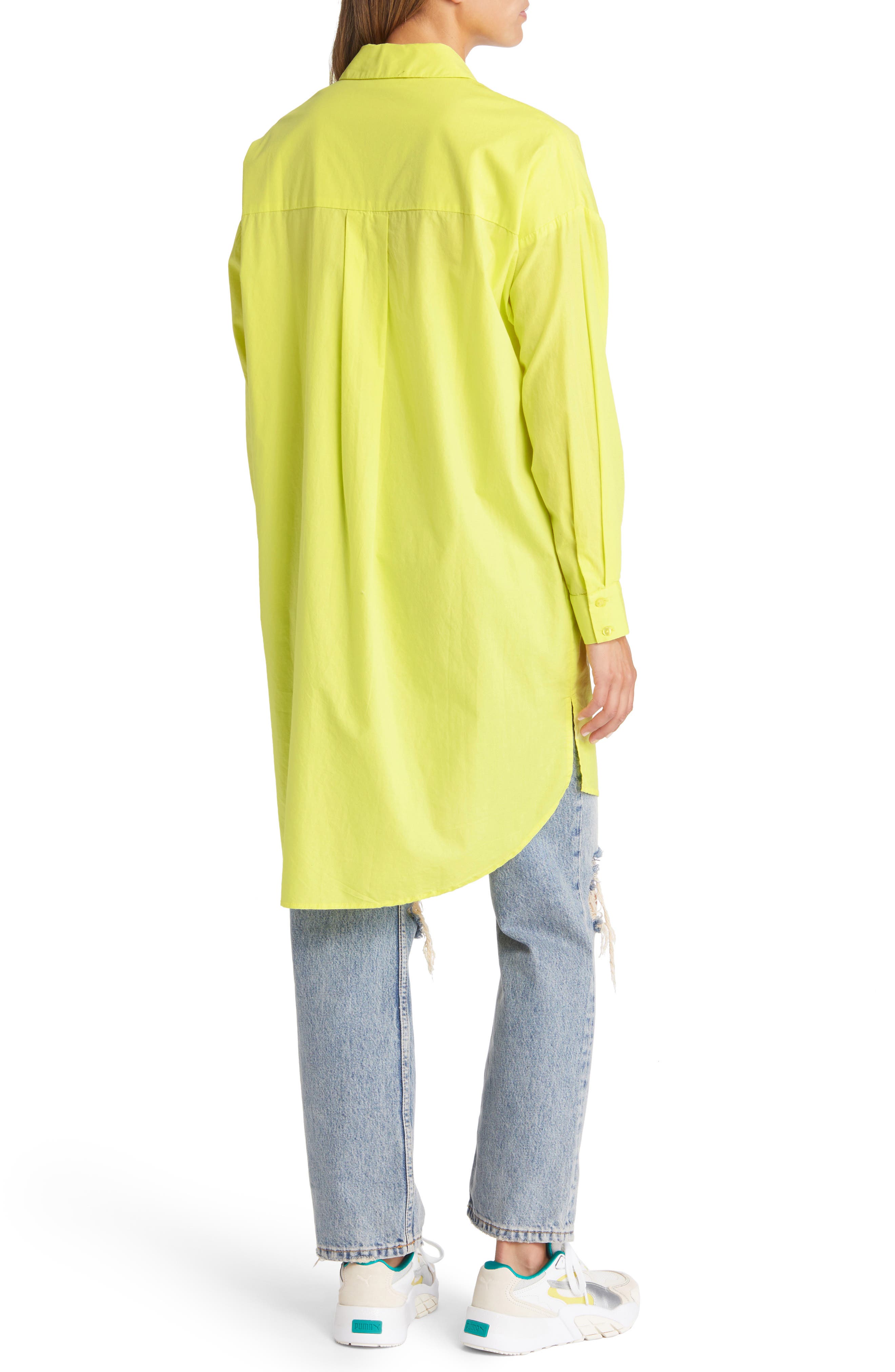 AWARE by VERO MODA Percey Oversize Organic Cotton Button-Up Shirt ...