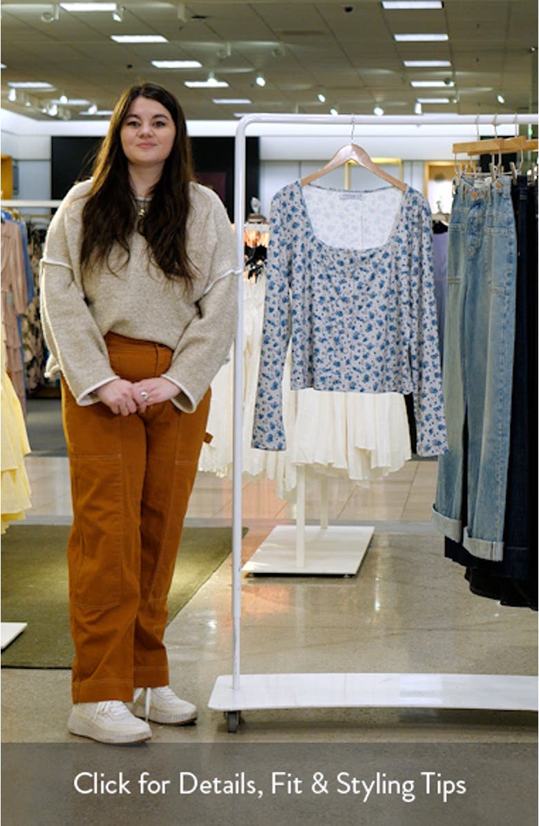 Keanu Floral Long Sleeve, sales video thumbnail