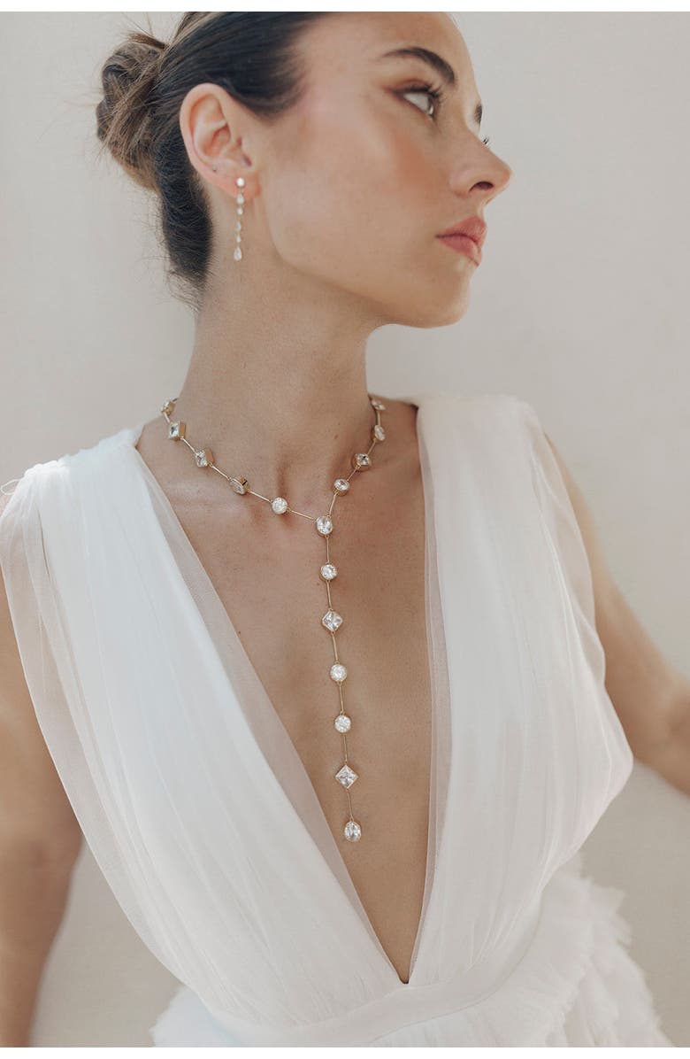 Untamed Petals Tuscany Choker, Alternate, color, Gold