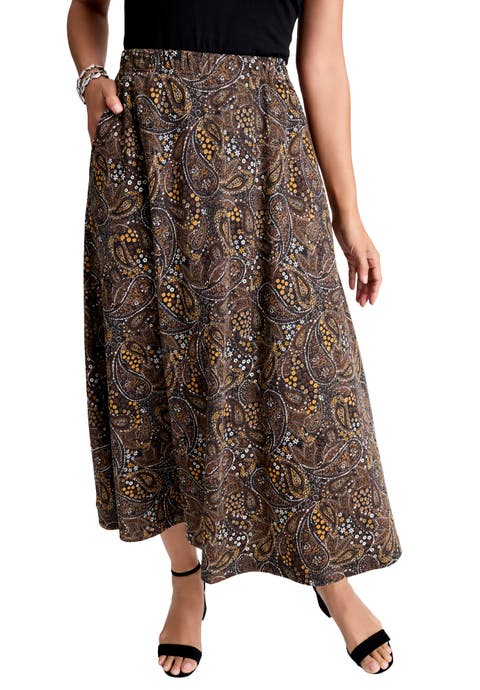 Soft Ease Midi Skirt (Plus Available)