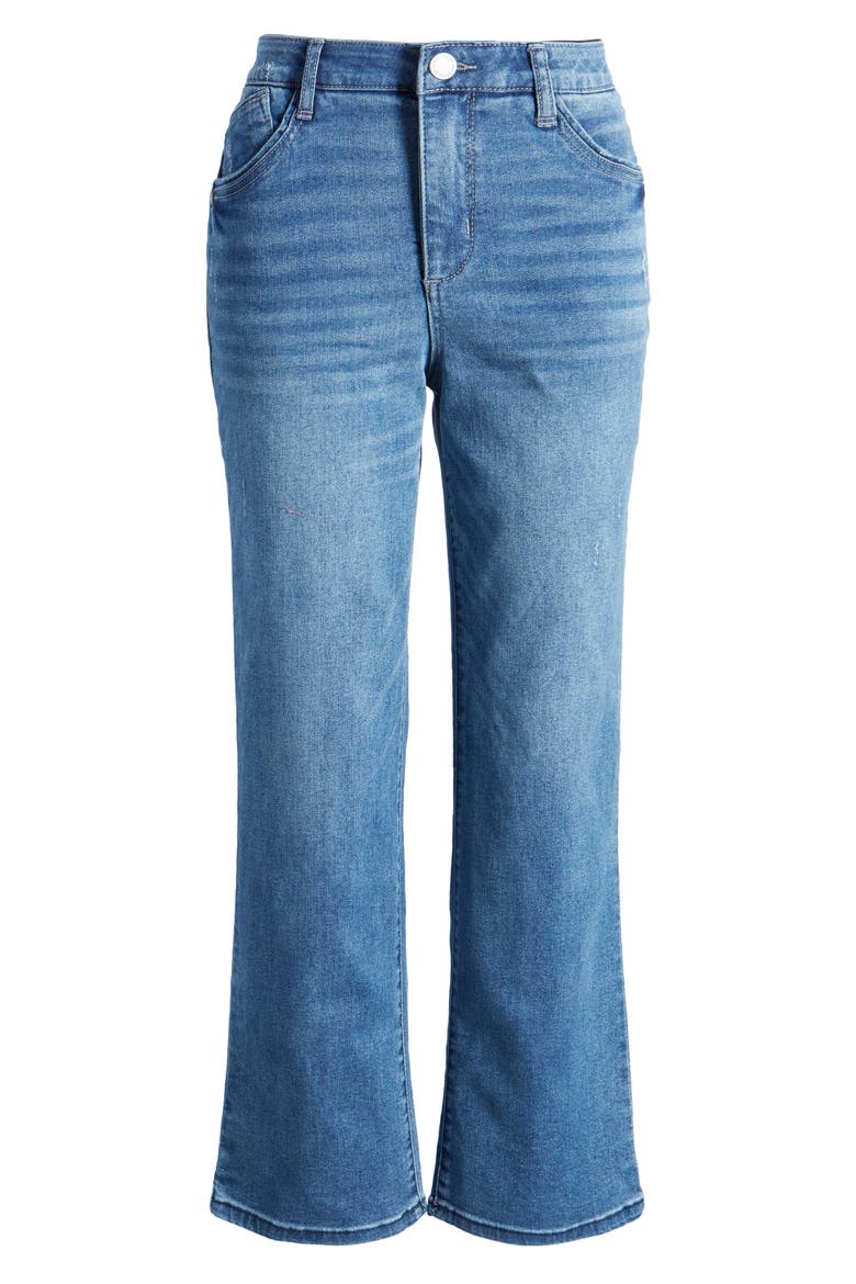 'Ab'Solution High Waist Ankle Flare Jeans (Nordstrom Exclusive), Alternate, color, BLUE VINTAGE
