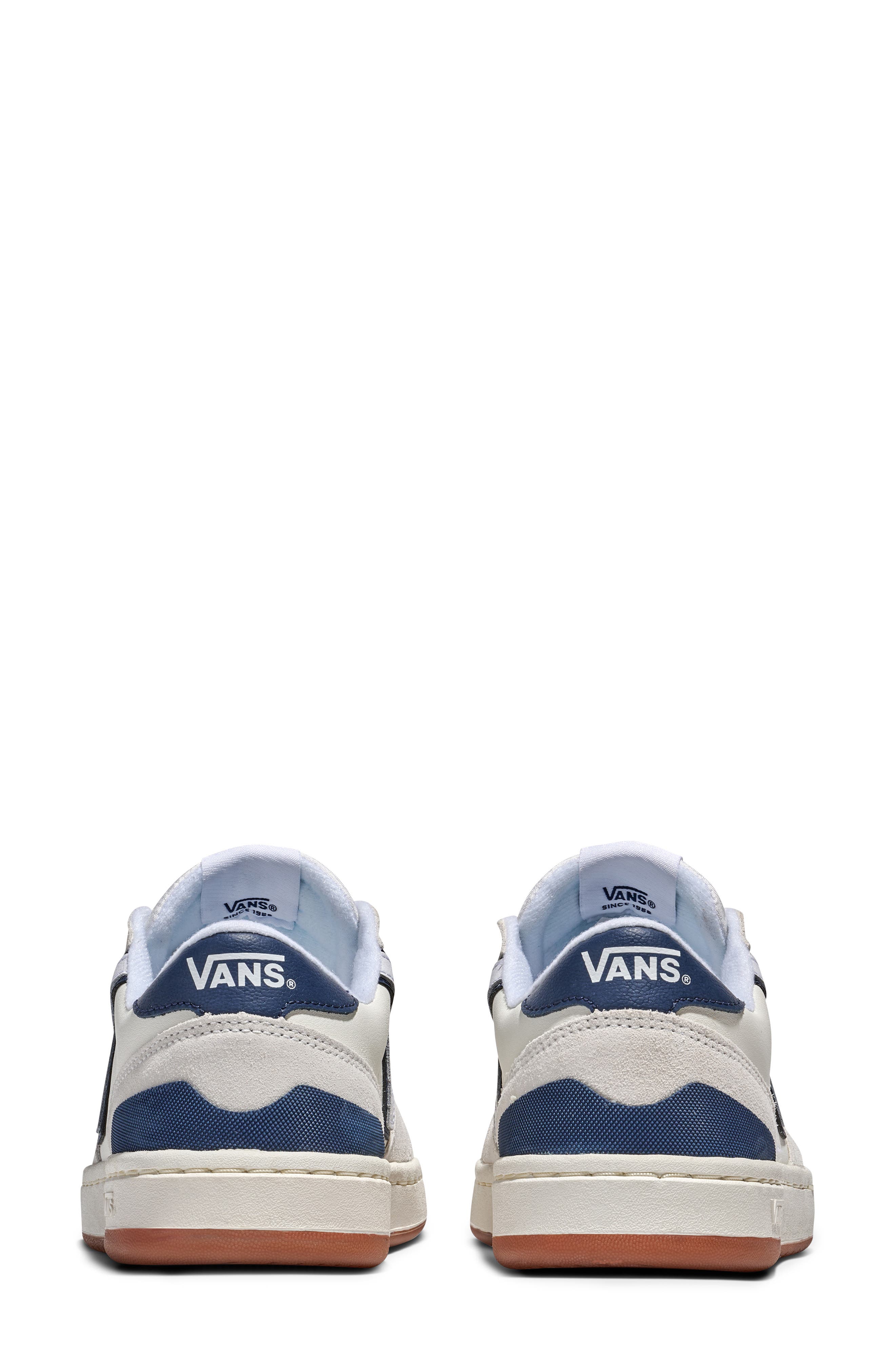 Vans Lowland 2.0 Low Top Sneaker, Alternate, color, Vintage Blue/ Gum