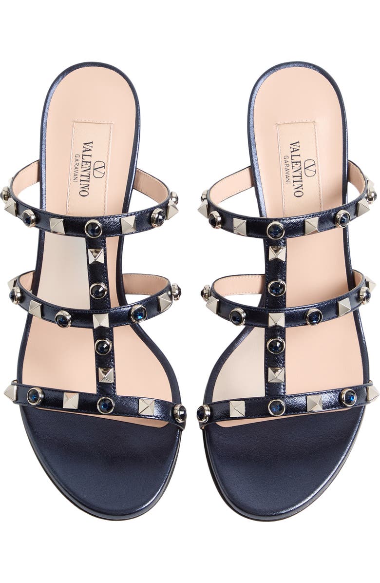 Valentino Garavani Rockstud Slide Sandal, Alternate, color,