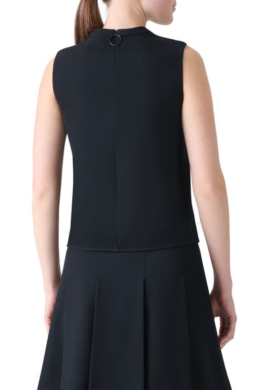 Akris Punto Ring Yoke Virgin Wool Top