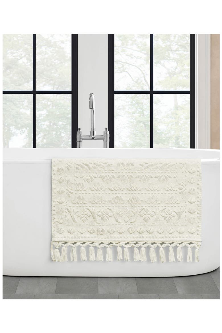 Nellore Fringe Bath Rug, Alternate, color, IVORY