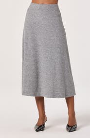ASTR the Label Knit Midi Skirt