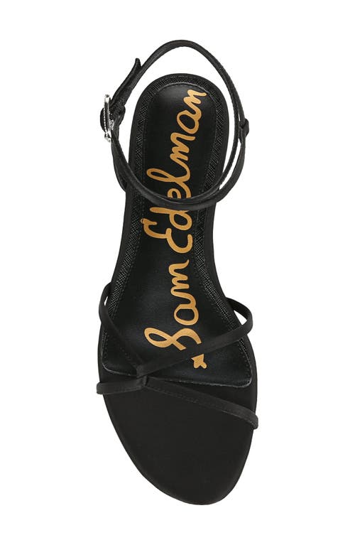 Sam Edelman Ellina Ankle Strap Sandal In Black