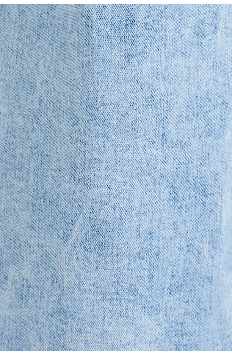 Bayeas High Waist Flare Leg Cargo Jeans, Alternate, color, Bright Star