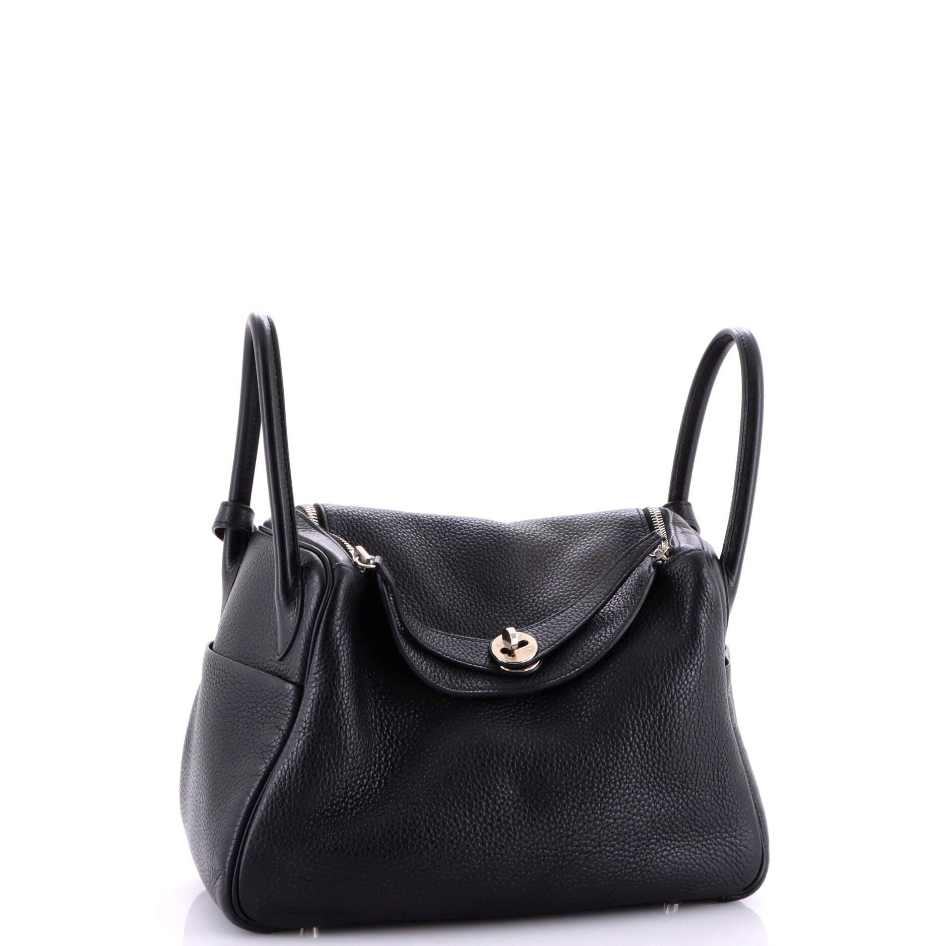 Pre-Owned Hermes Lindy Bag Clemence 30, Alternate, color, Noir