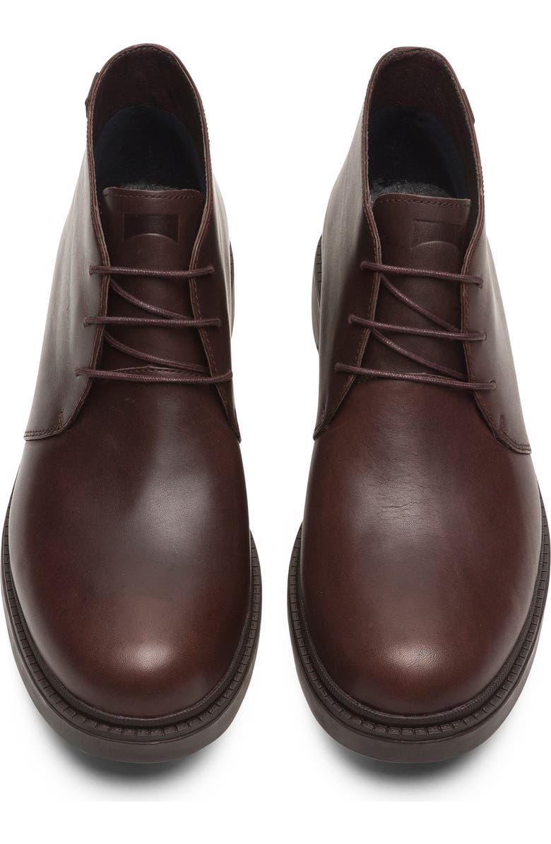 Camper Hardwood Waterproof Leather Chukka Boot, Alternate, color,