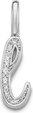 Monica Vinader Diamond Alphabet Pendant